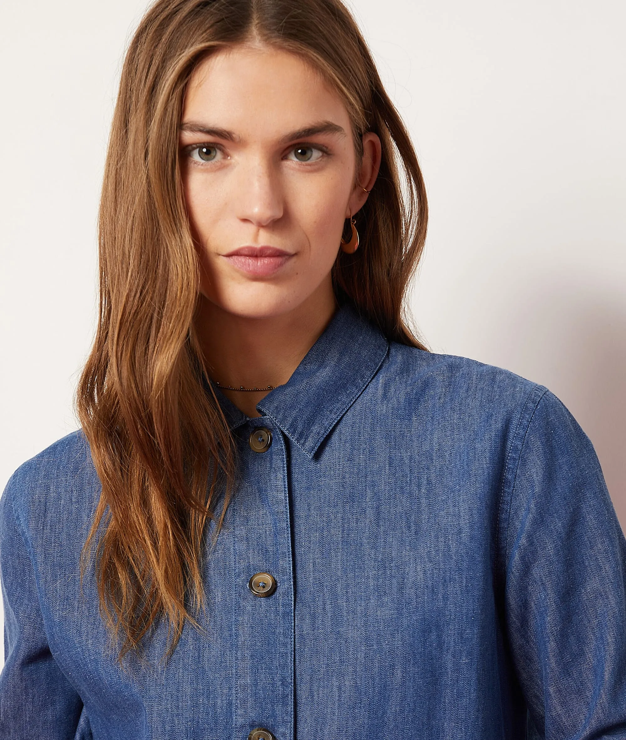 VESTE 100% COTON ANGELA MARINE  ETAM