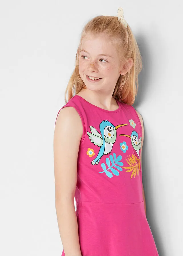 SOFT MINT + DEEP PURPLE + PINK LADY GIRL'S KNIT DRESS (3PACK)