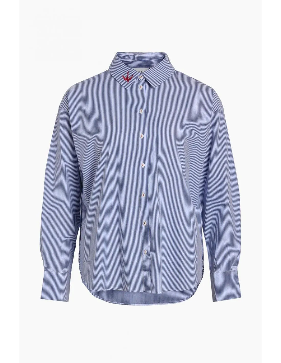 Vila Clothes Patti striped dress shirt