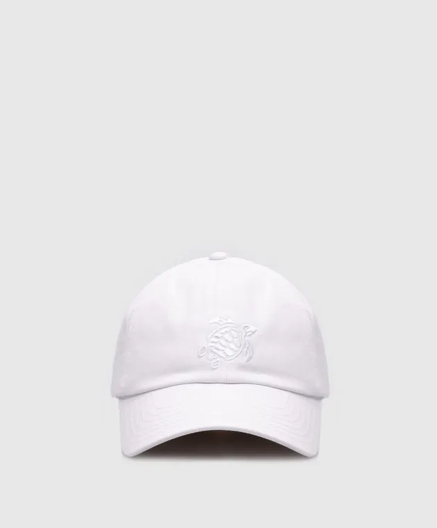 White Cap Capson with Logo by Vilebrequin