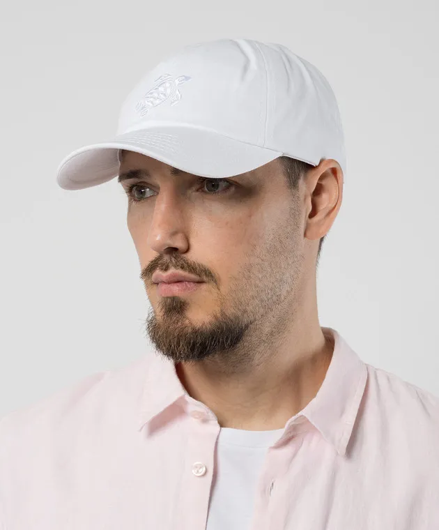 White Cap Capson with Logo by Vilebrequin