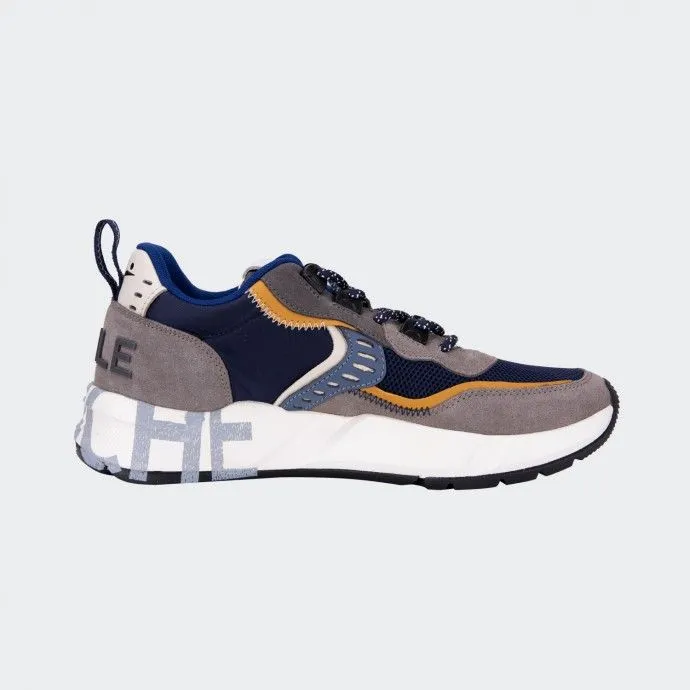 VOILÉ BLANCO Zapatillas deportivas de gasa blanca azul marino