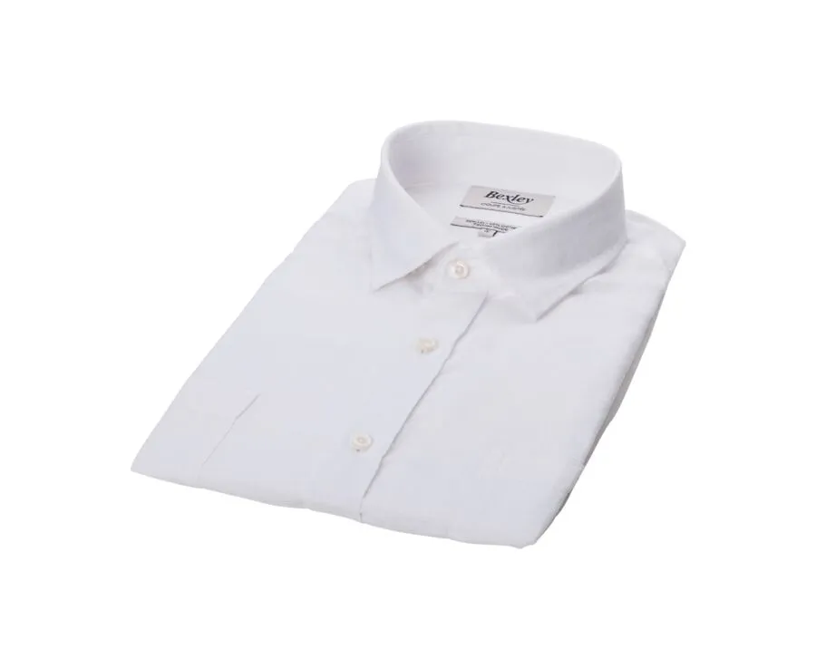 WHITE CHAMBRAY COTTON LINEN SHIRT  SIPHÉRIN  SHOP NOW