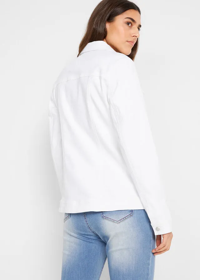 White denim jacket.