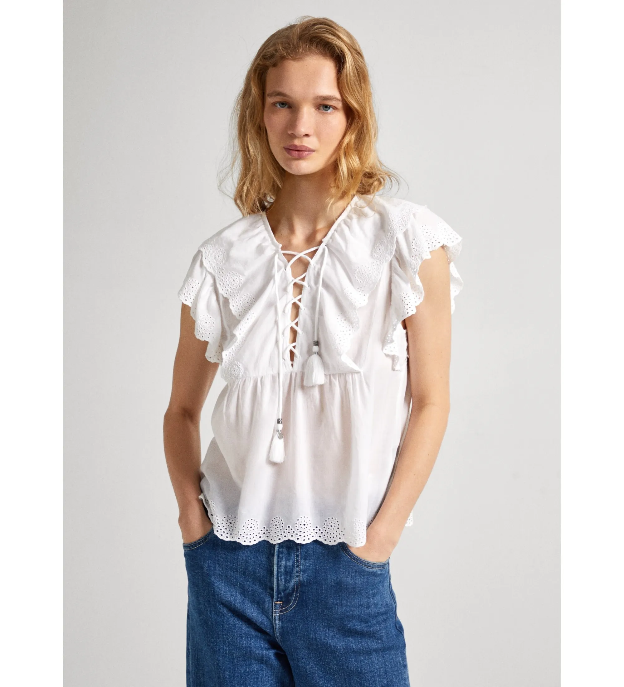 White Dorotea blouse