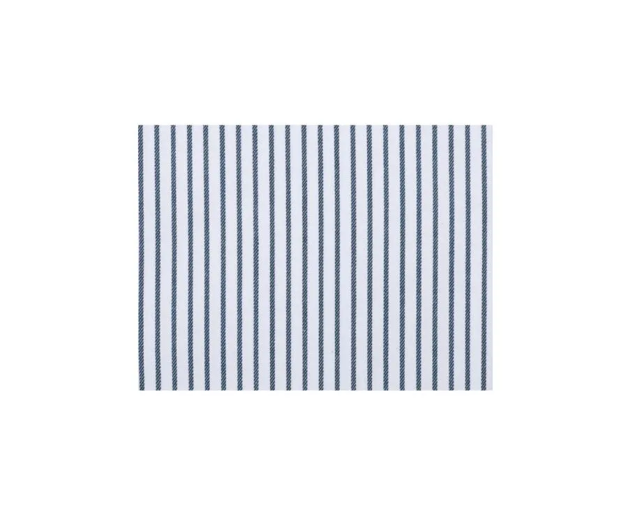 WHITE SHIRT WITH GREEN STRIPES  GEOFFROY.