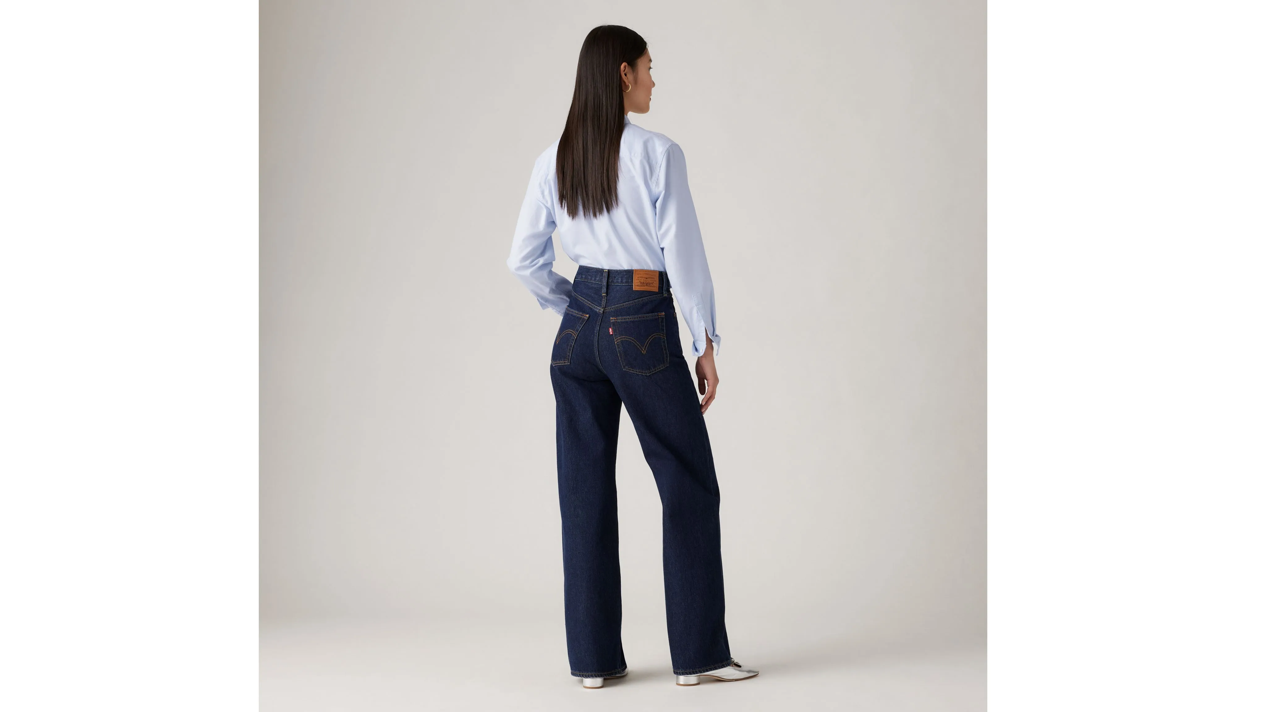 Wide Leg Jeans for Ribcage