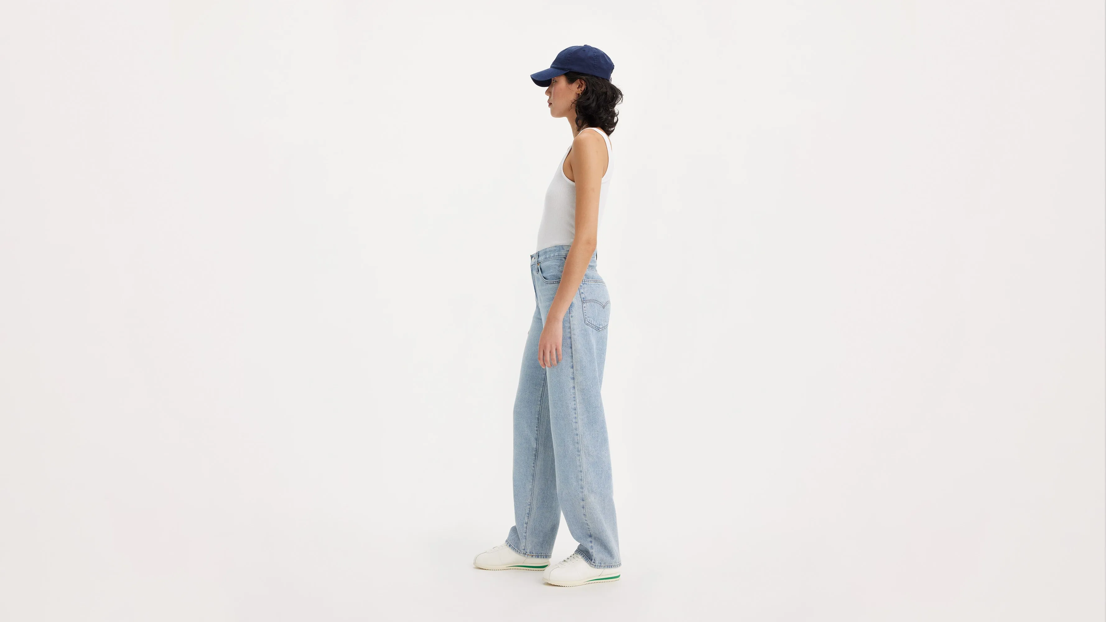 Wide Leg Lightweight Denim Pants