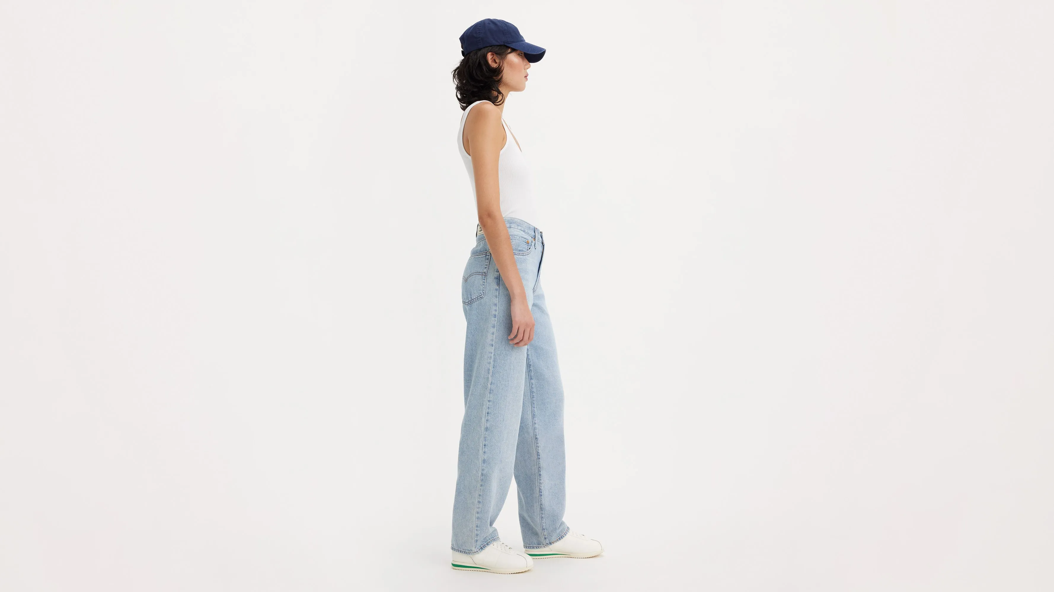 Wide Leg Lightweight Denim Pants