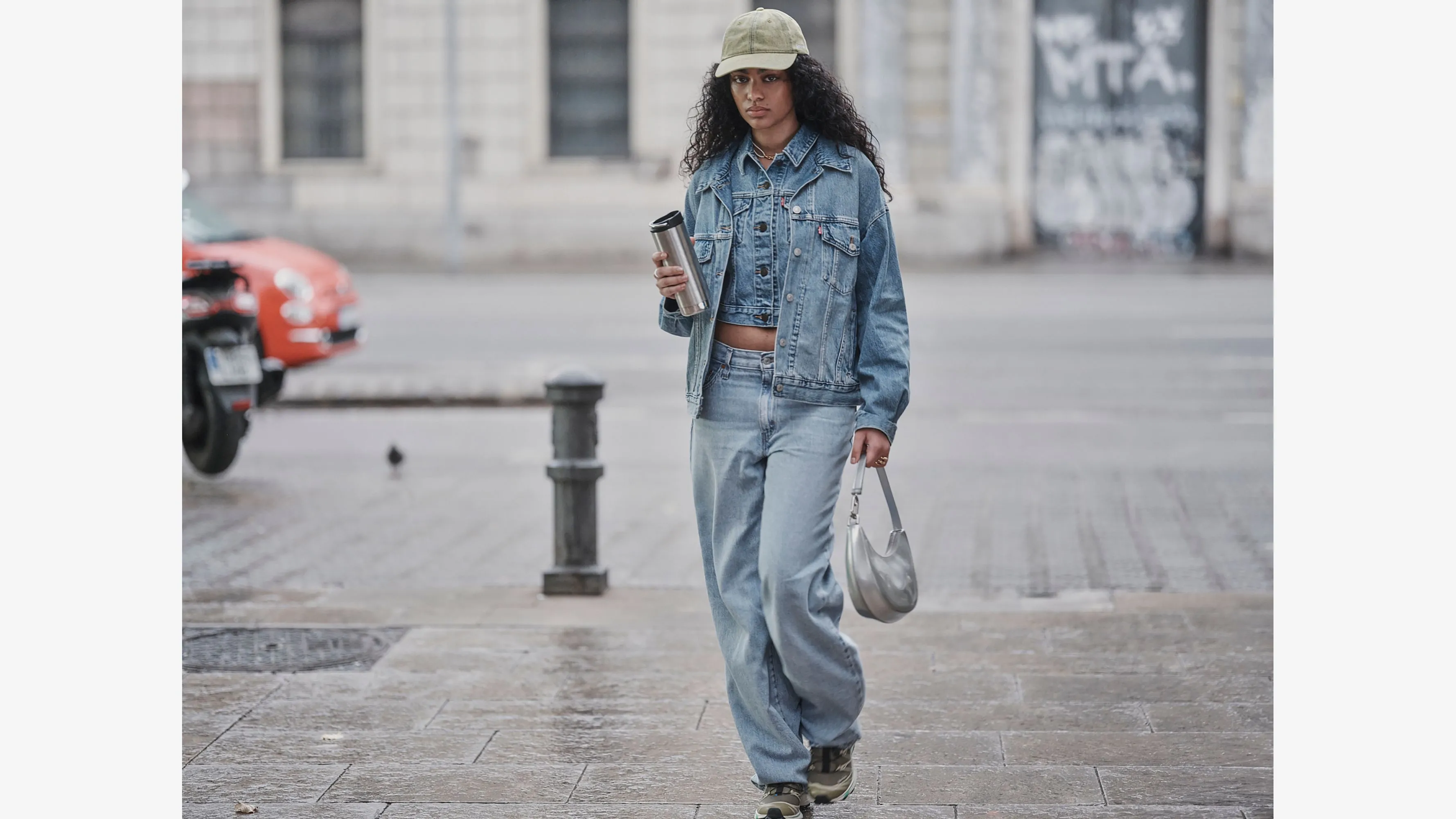 Wide Leg Lightweight Denim Pants
