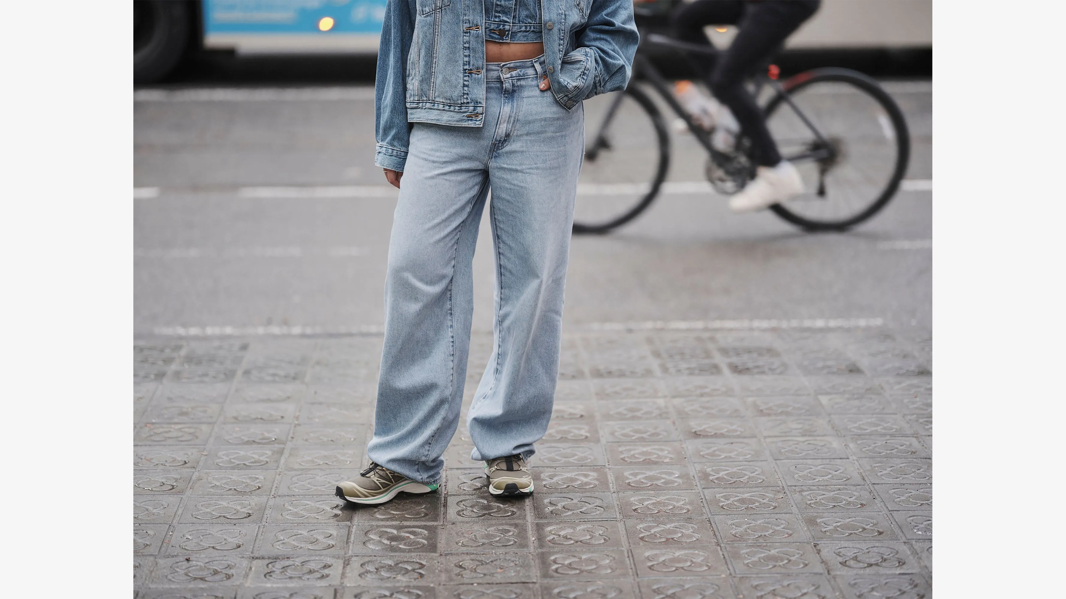 Wide Leg Lightweight Denim Pants