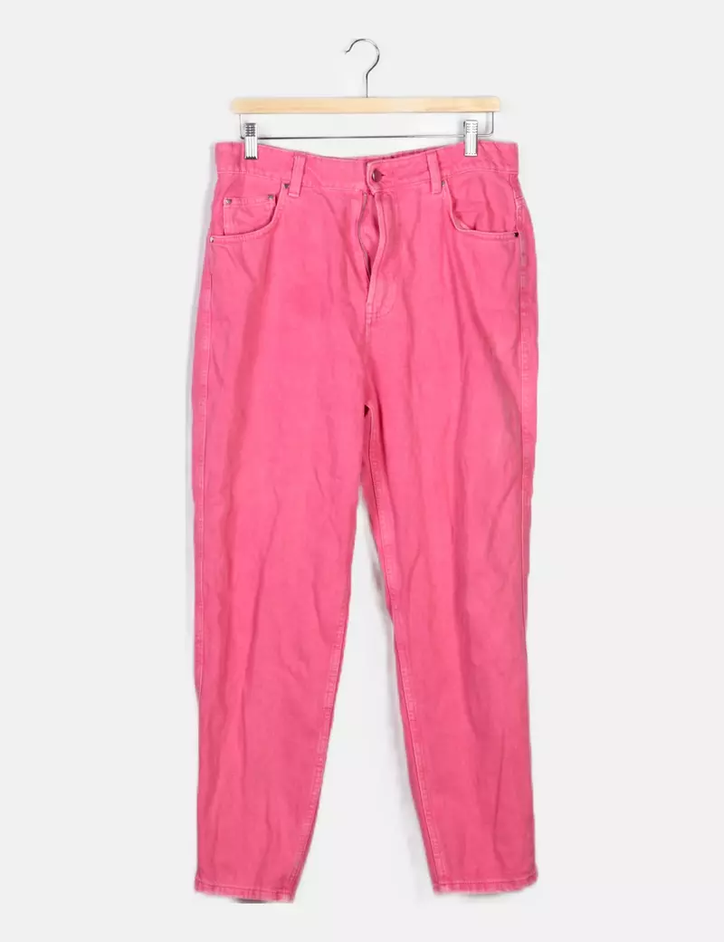 Wide Pink Lefties Jeans
