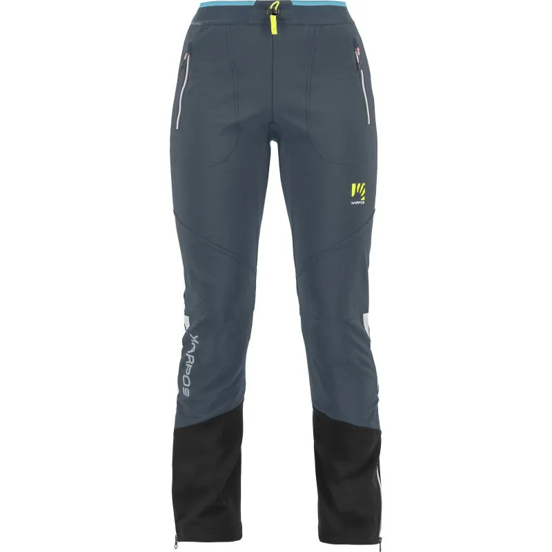 WOMENS KARPOS ALAGNA PLUS EVO SOFTSHELL PANTS  DARK SLATE/BLUE ATOLL