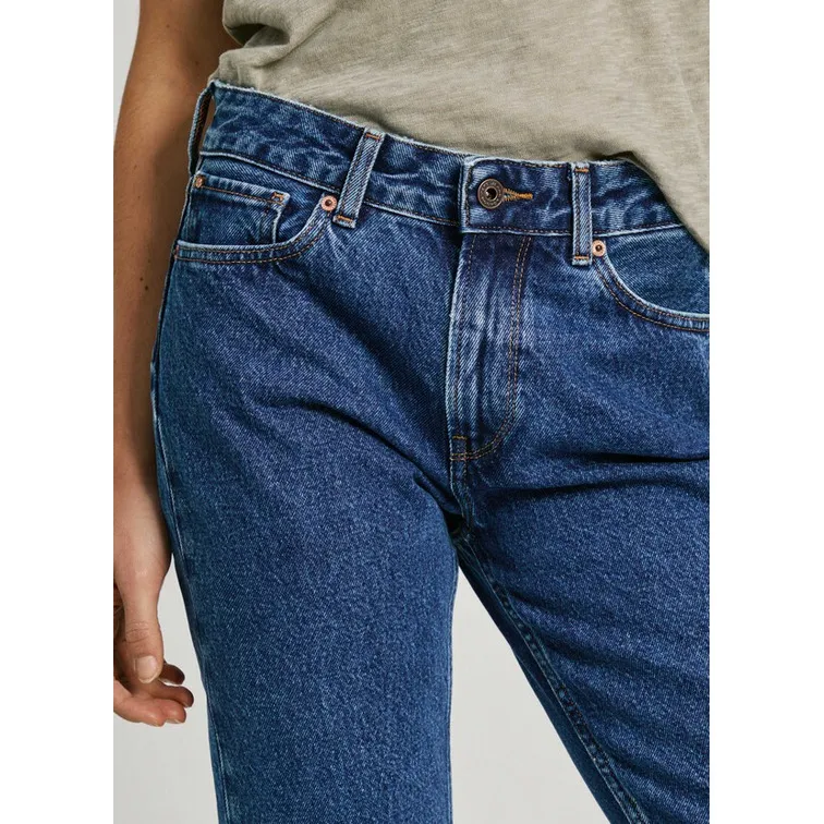 Women's Pepe Jeans Mary jeans, straight fit and medium rise.