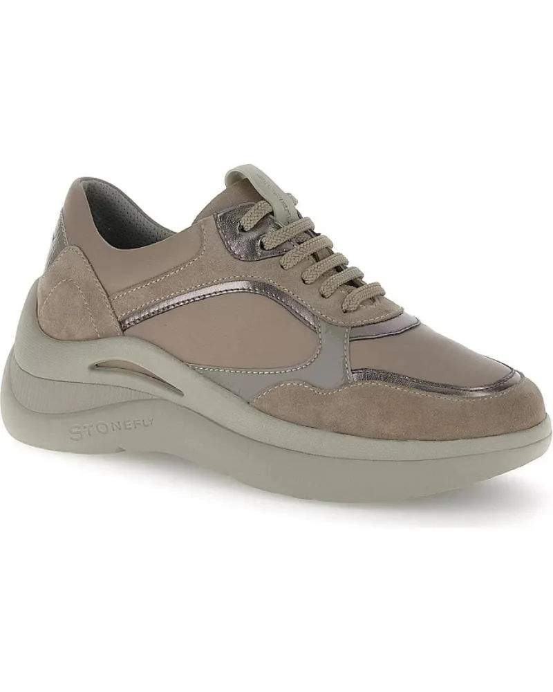 ZAPATILLAS DEPORTE STONEFLY  DE MUJER ROCHA 6 NAPPA LTHVELOUR 221678 MARRN  MARRóN