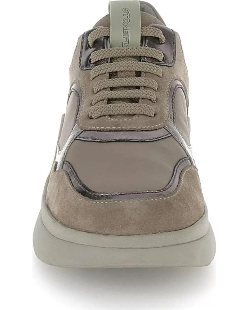 ZAPATILLAS DEPORTE STONEFLY  DE MUJER ROCHA 6 NAPPA LTHVELOUR 221678 MARRN  MARRóN