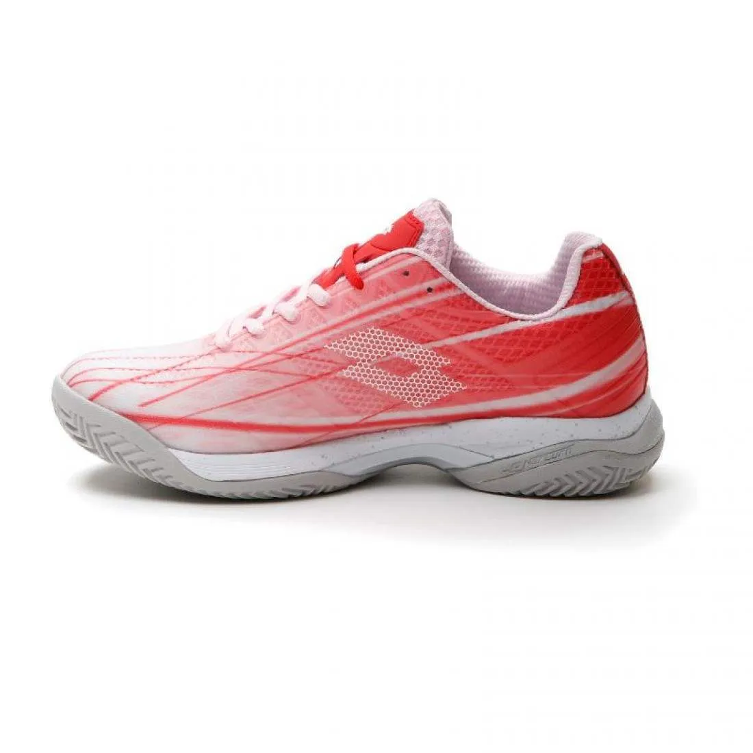 Lotto Mirage 300 Rojo Amapola Blanco Mujer Zapatillas by Lotto