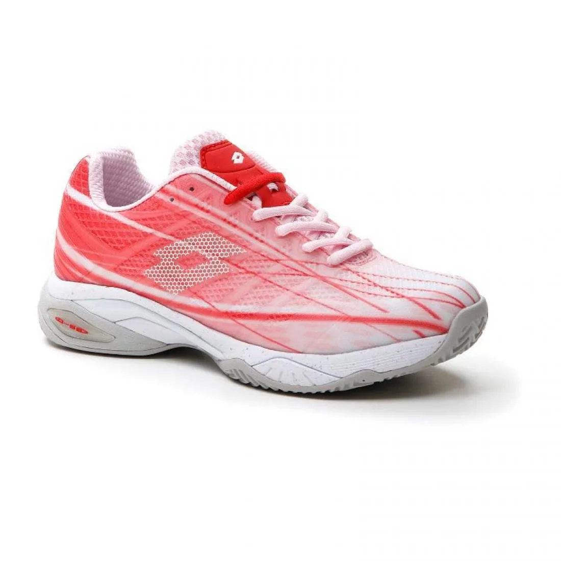 Lotto Mirage 300 Rojo Amapola Blanco Mujer Zapatillas by Lotto