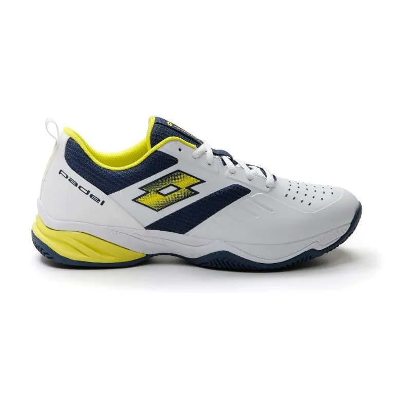 Lotto Superrapida 400 IV Blanco Amarillo Acido Azul Denim Zapatillas by Lotto