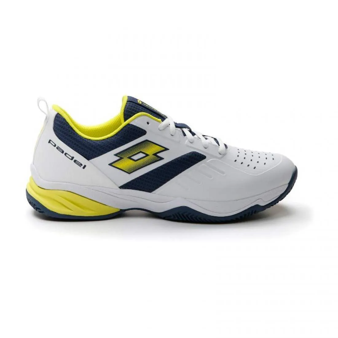 Lotto Superrapida 400 IV Blanco Amarillo Acido Azul Denim Zapatillas by Lotto