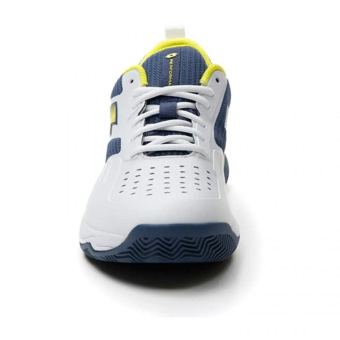 Lotto Superrapida 400 IV Blanco Amarillo Acido Azul Denim Zapatillas by Lotto