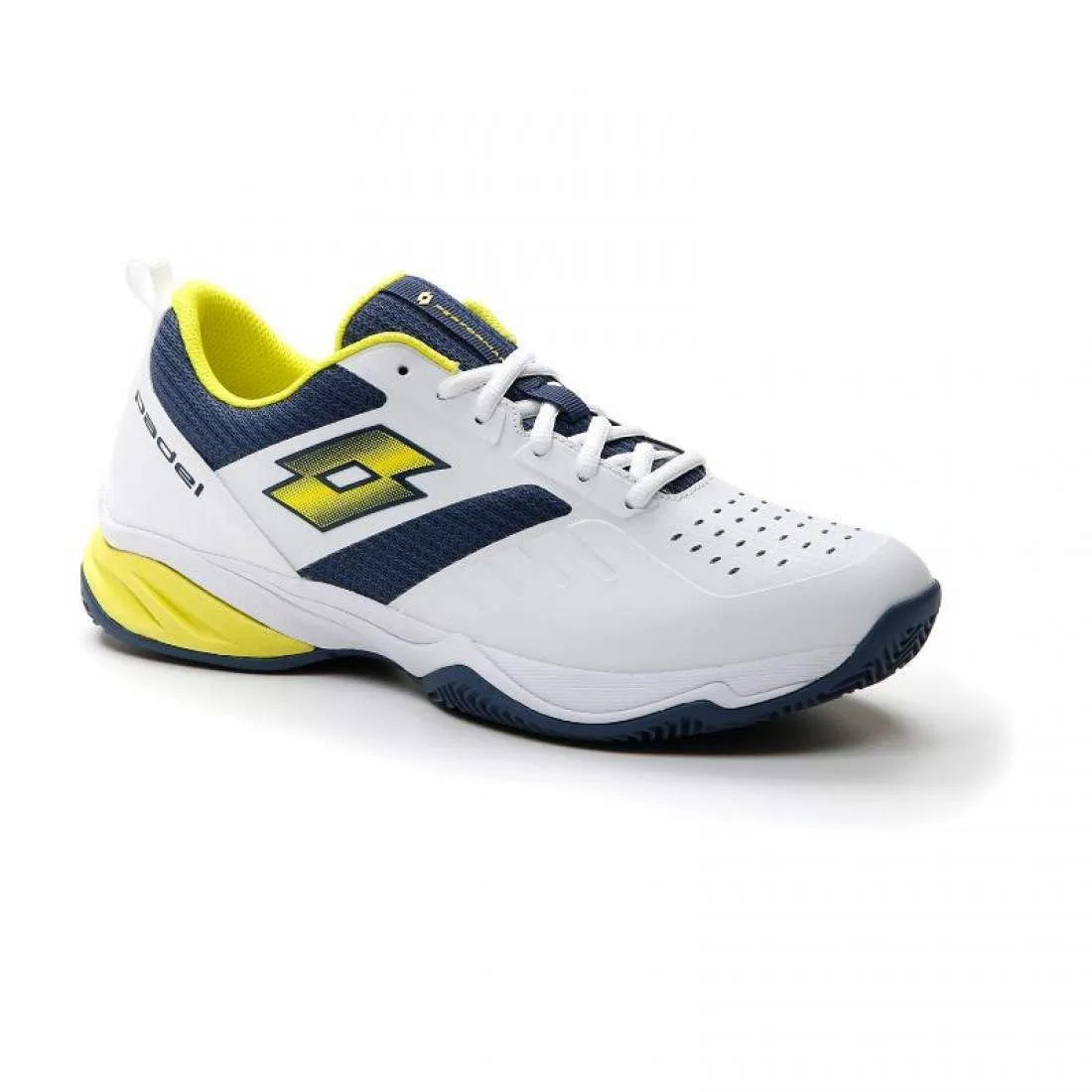 Lotto Superrapida 400 IV Blanco Amarillo Acido Azul Denim Zapatillas by Lotto