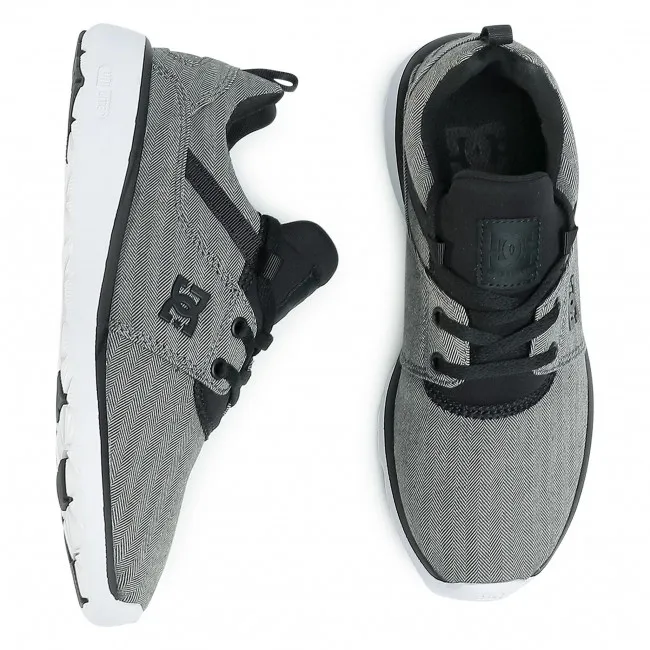 Zapatillas malla y ante DC SHOES para hombre HEATHROW TX SE Dark grey (072) Ref. ADYS700131 Gris espiga