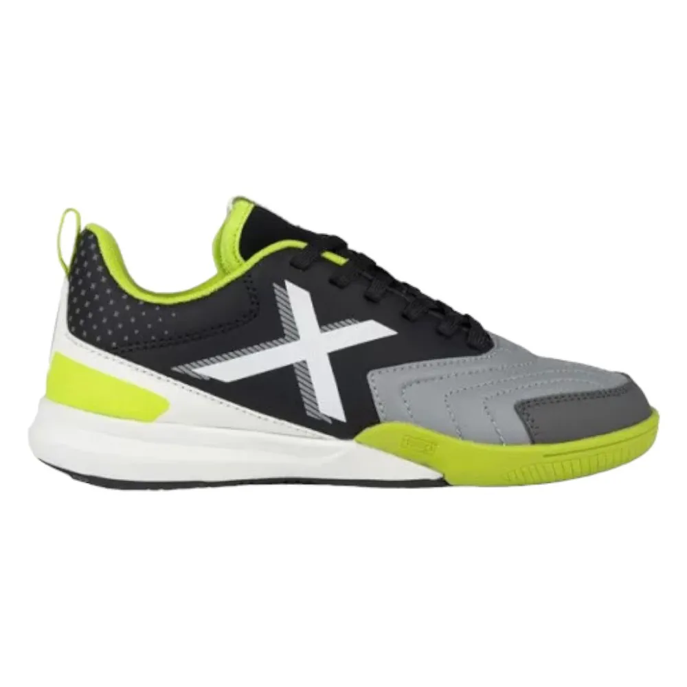 Munich Rondito 03 Black White Grey Green 4089003 Indoor Soccer Sneakers