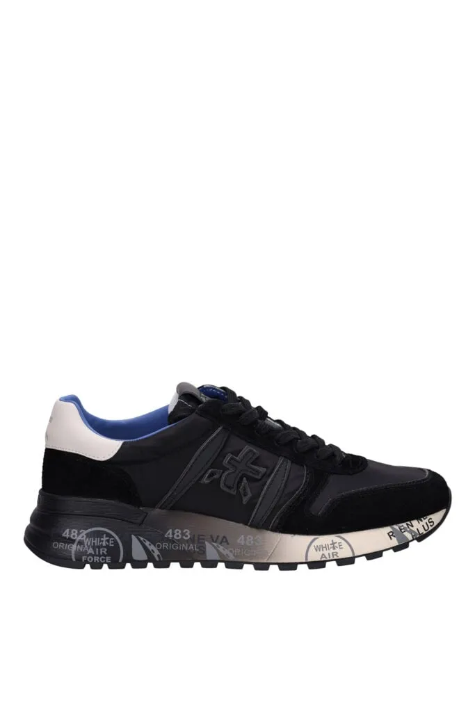 Black Sneakers with White Detail LANDER 7079