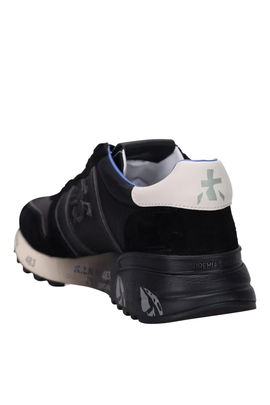 Black Sneakers with White Detail LANDER 7079