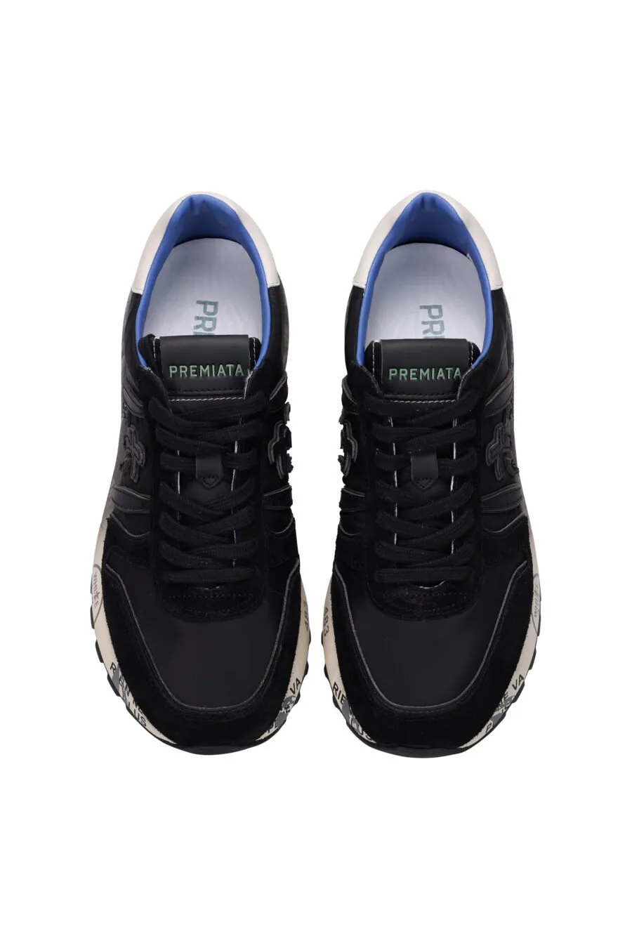Black Sneakers with White Detail LANDER 7079