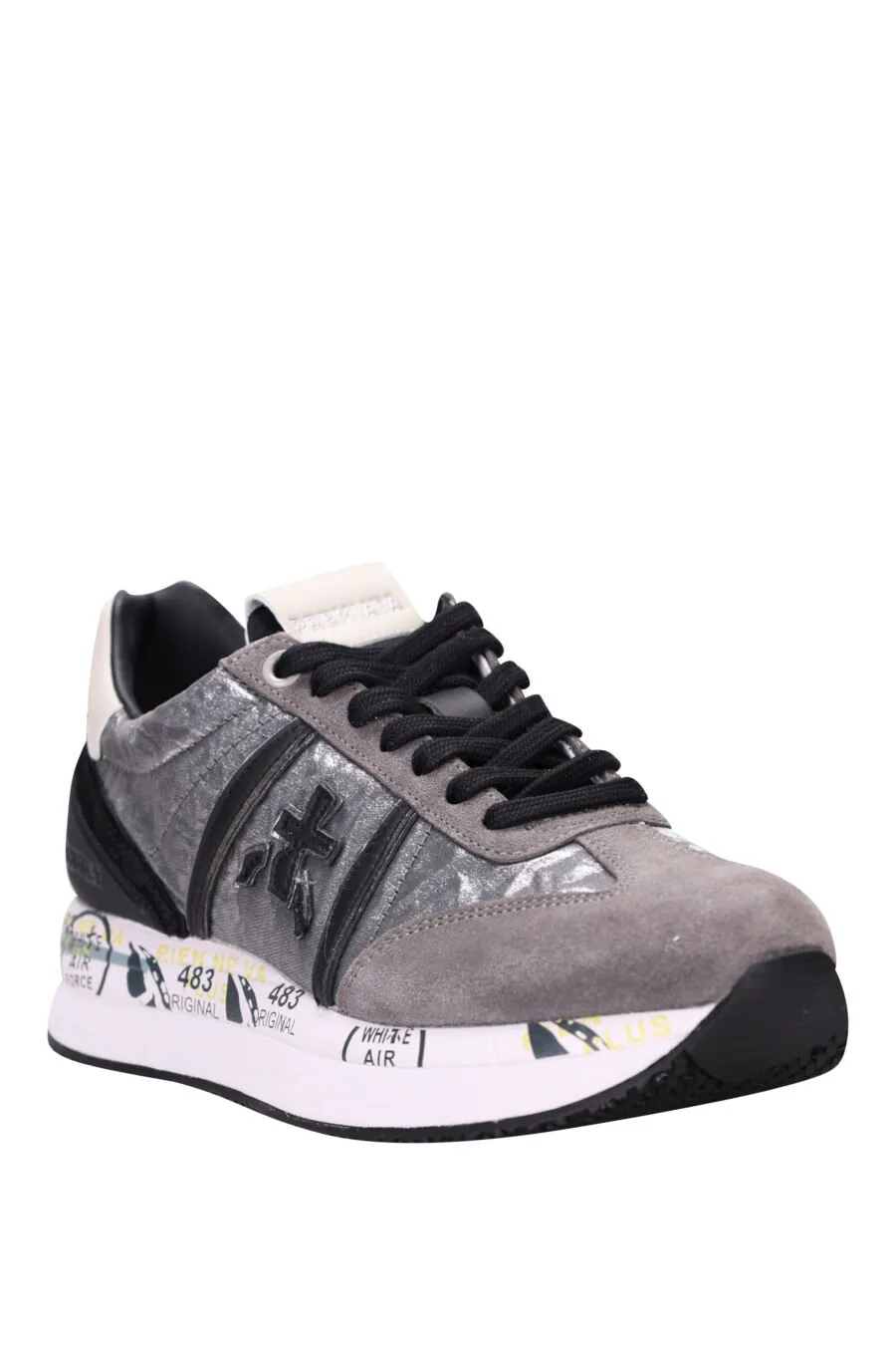 Silver and Gray CONNY 6986 Sneakers
