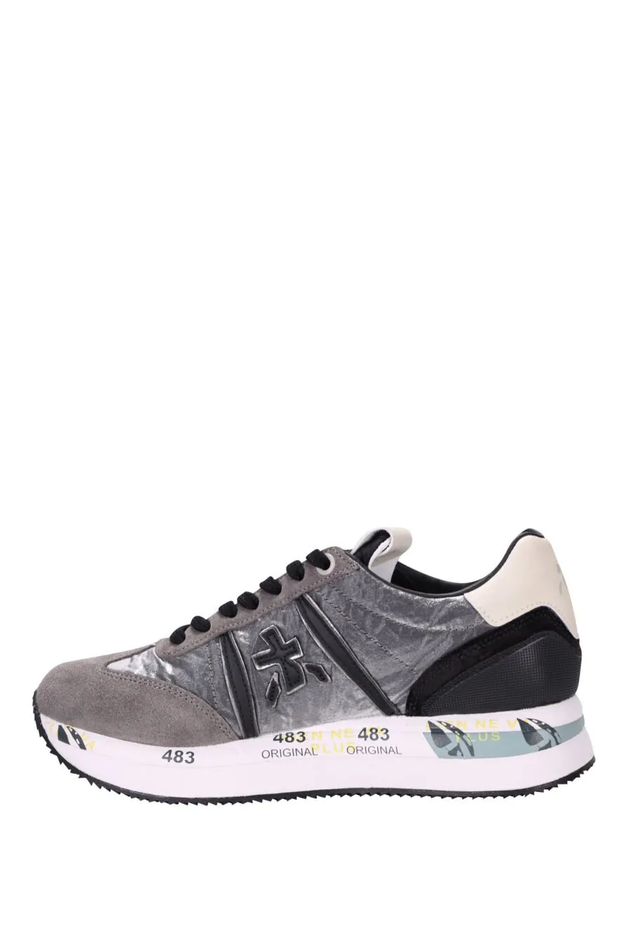Silver and Gray CONNY 6986 Sneakers
