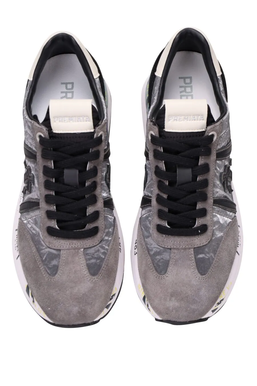 Silver and Gray CONNY 6986 Sneakers