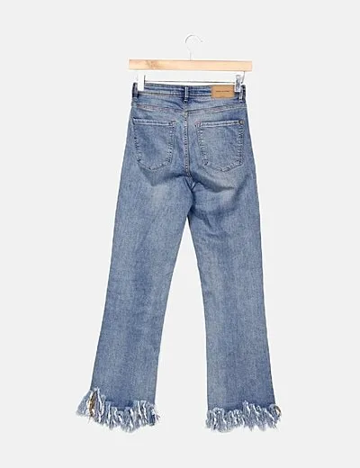 Zara distressed jeans